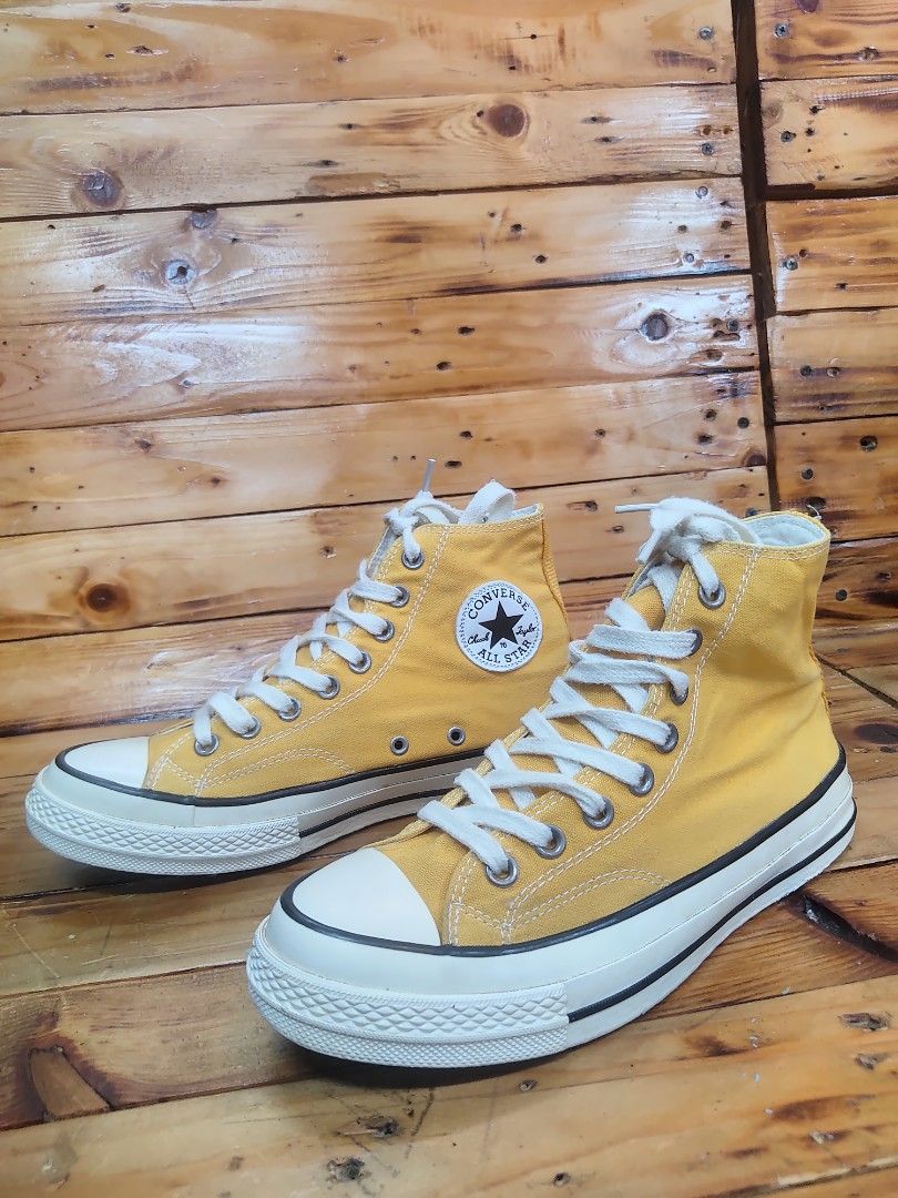 Yellow converse sale uk
