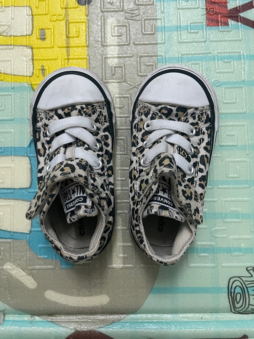 Converse Leapord Babies Kids Babies Kids Fashion on Carousell