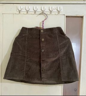 Corduroy Mini Skirt