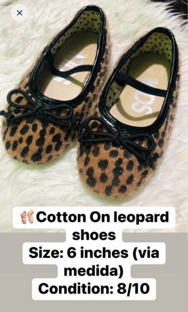 COTTON ON Animal Print Shoes Kids Babies Kids Babies Kids