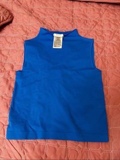Cotton On Blue Turtle Neck Tank Top