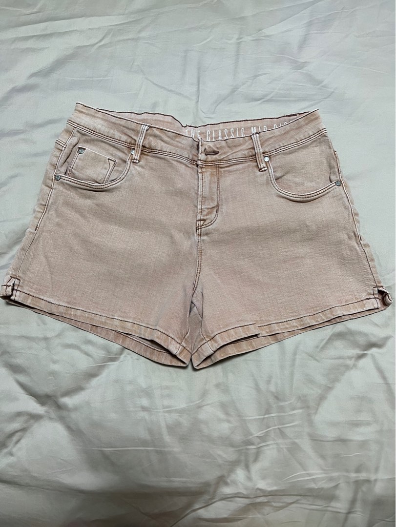 Maroon clearance jean shorts
