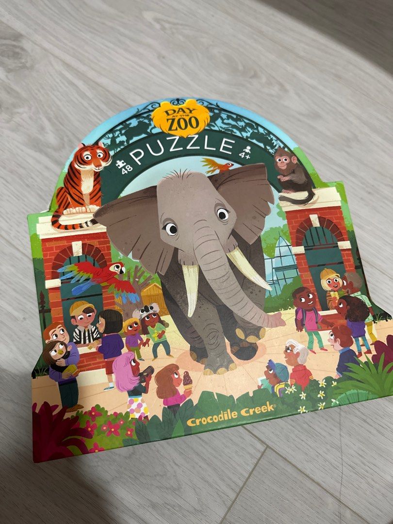 Crocodile Creek Puzzle 72 Pezzi Animali Dell'Artico, Gioco Educativo Per Bambini, Dai 4 Anni
