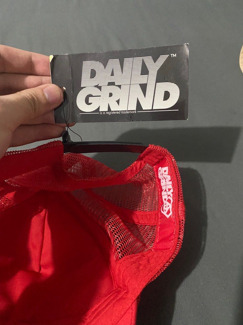 Daily Grind Trucker Cap with free Uniqlo Bucket Hat, Men's Fashion