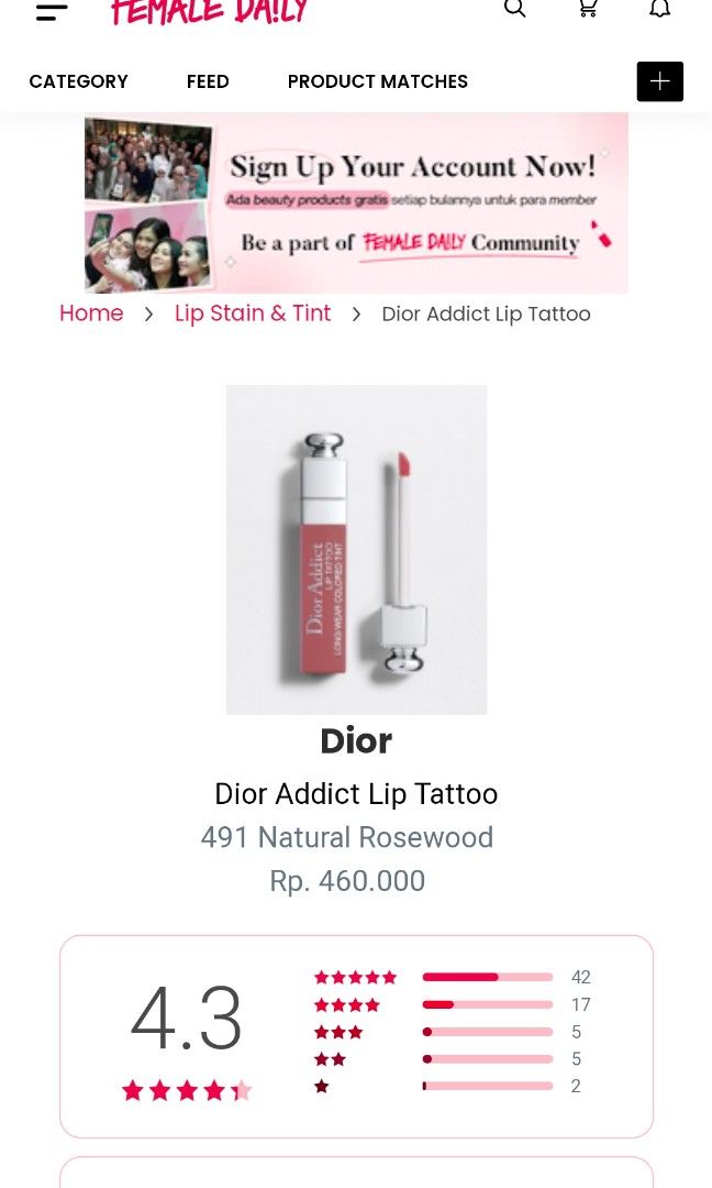 Dior lip tattoo outlet female daily