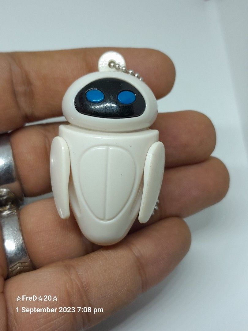 Disney Pixar WallE Eve Figure Keychain on Carousell