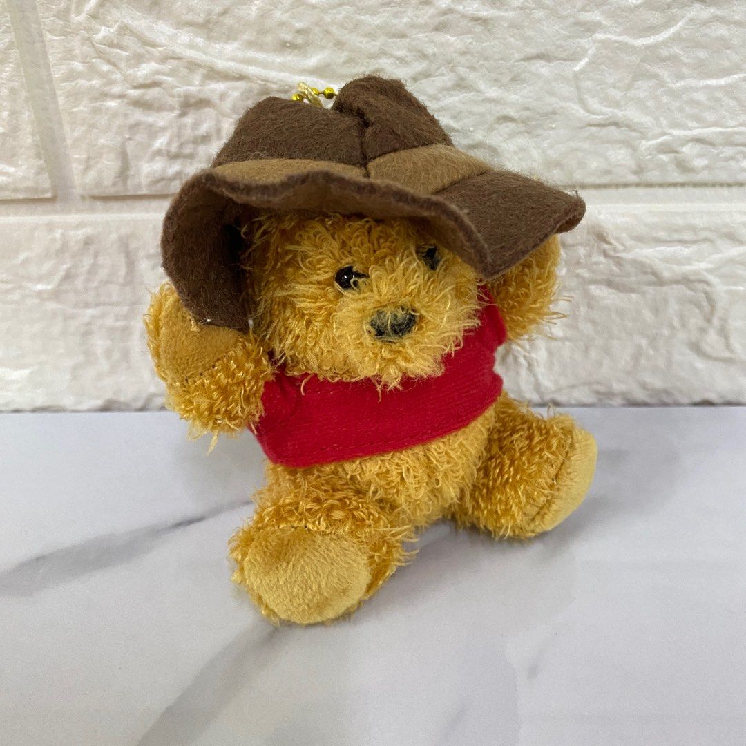 Winnie the pooh soft toy keyring on sale