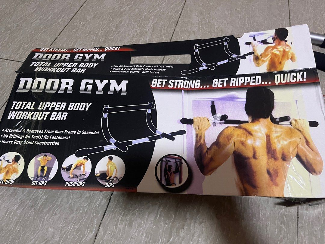 Door gym total hotsell upper body workout bar
