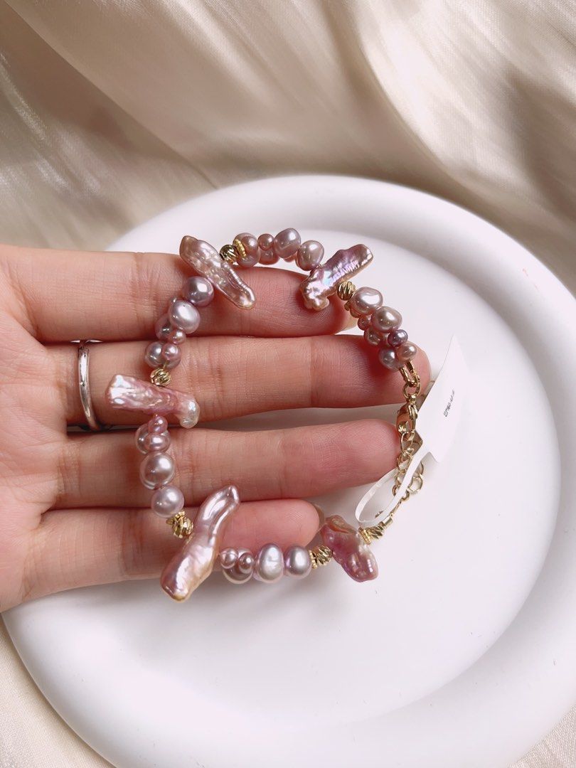 Double shop pearl bracelet