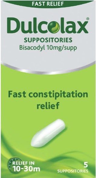 DULCOLAX Constipation Relief Suppository 5s