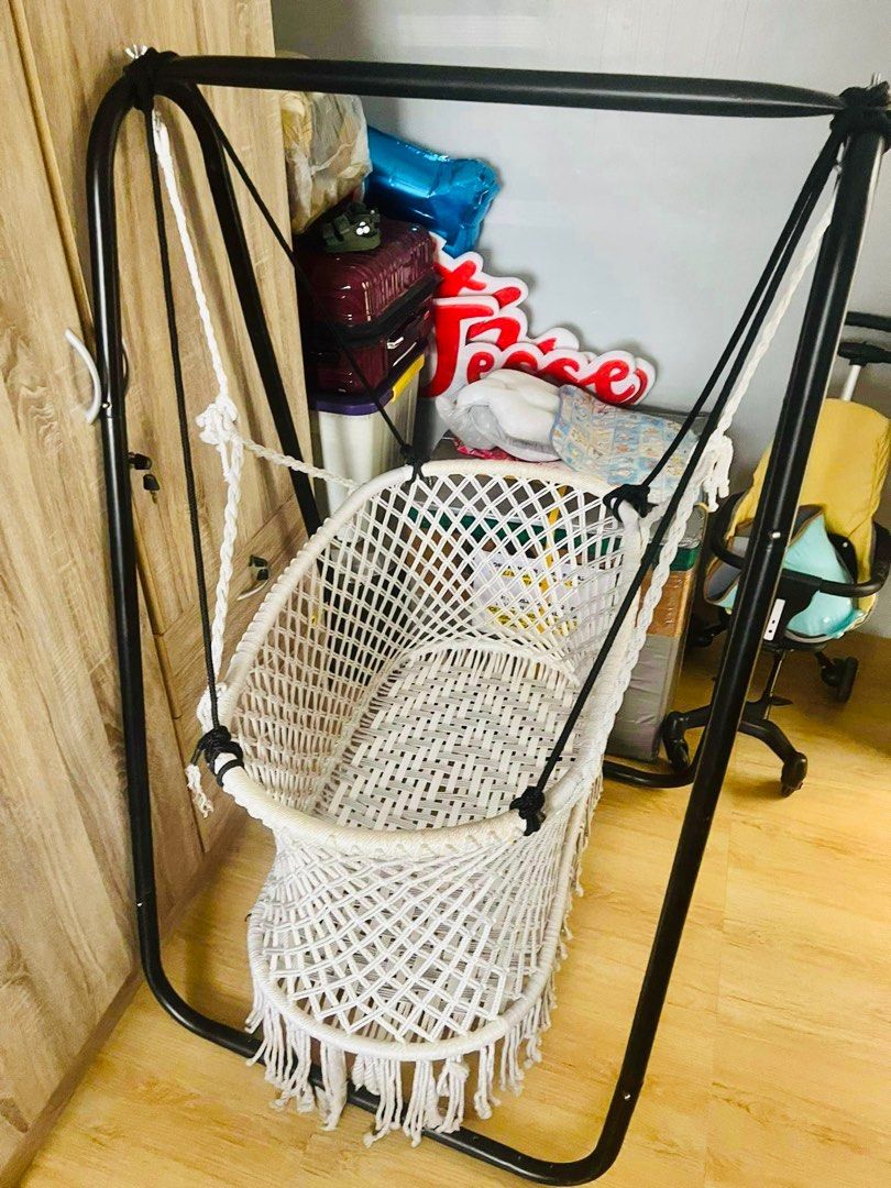 Duyan with metal stand on Carousell