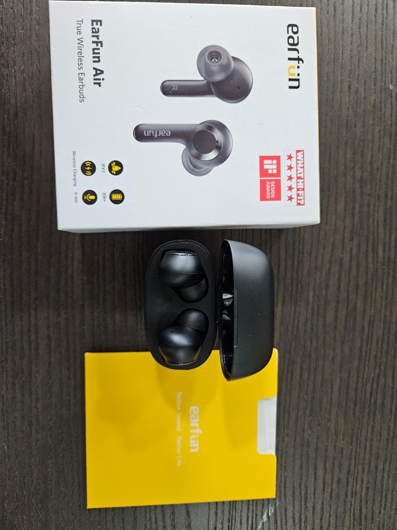 Earfun air true wireless earbuds with 4 best sale mics