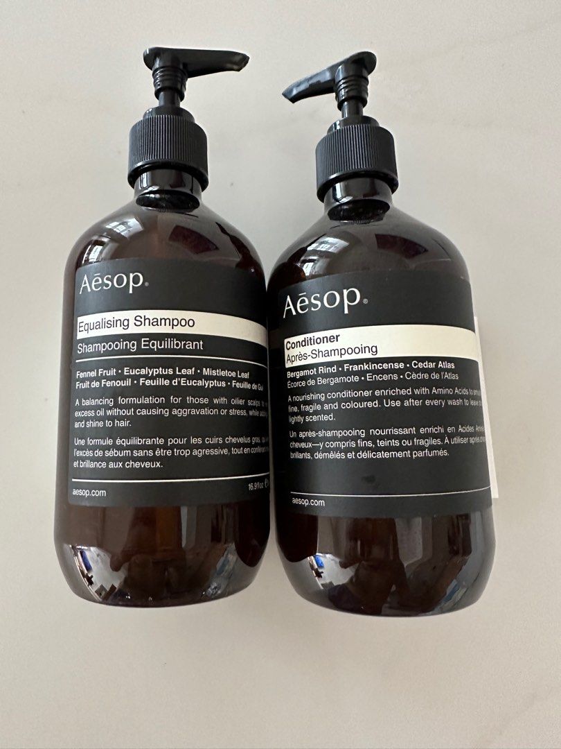 Empty Aesop Shampoo and Conditioner Bottle, Furniture & Home Living