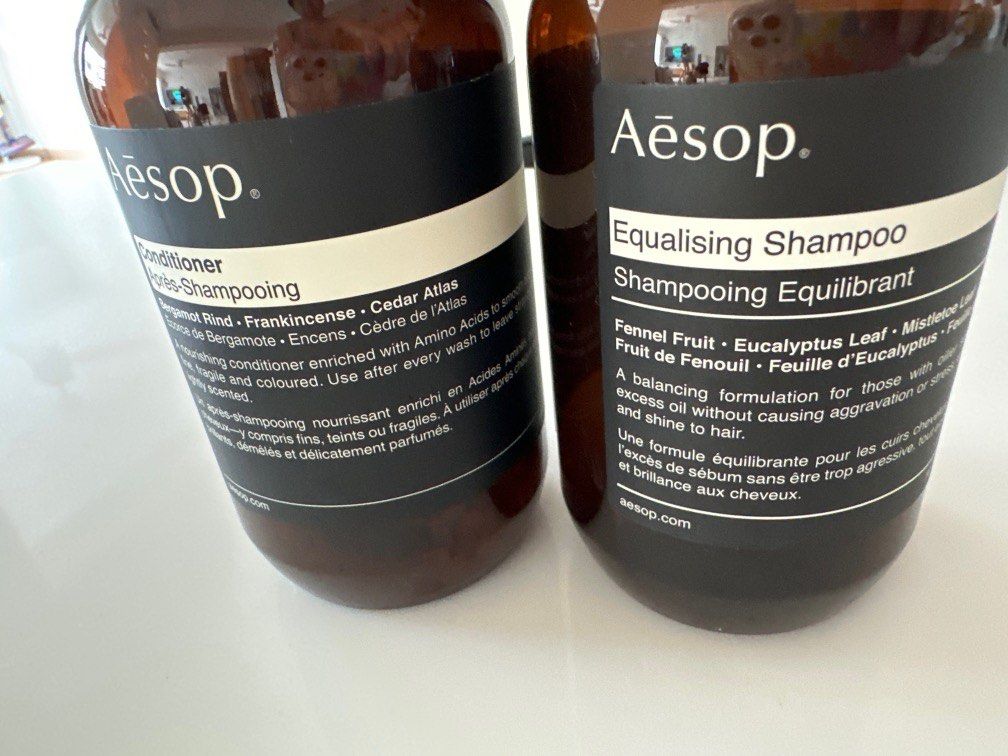 Empty Aesop Shampoo and Conditioner Bottle, Furniture & Home Living