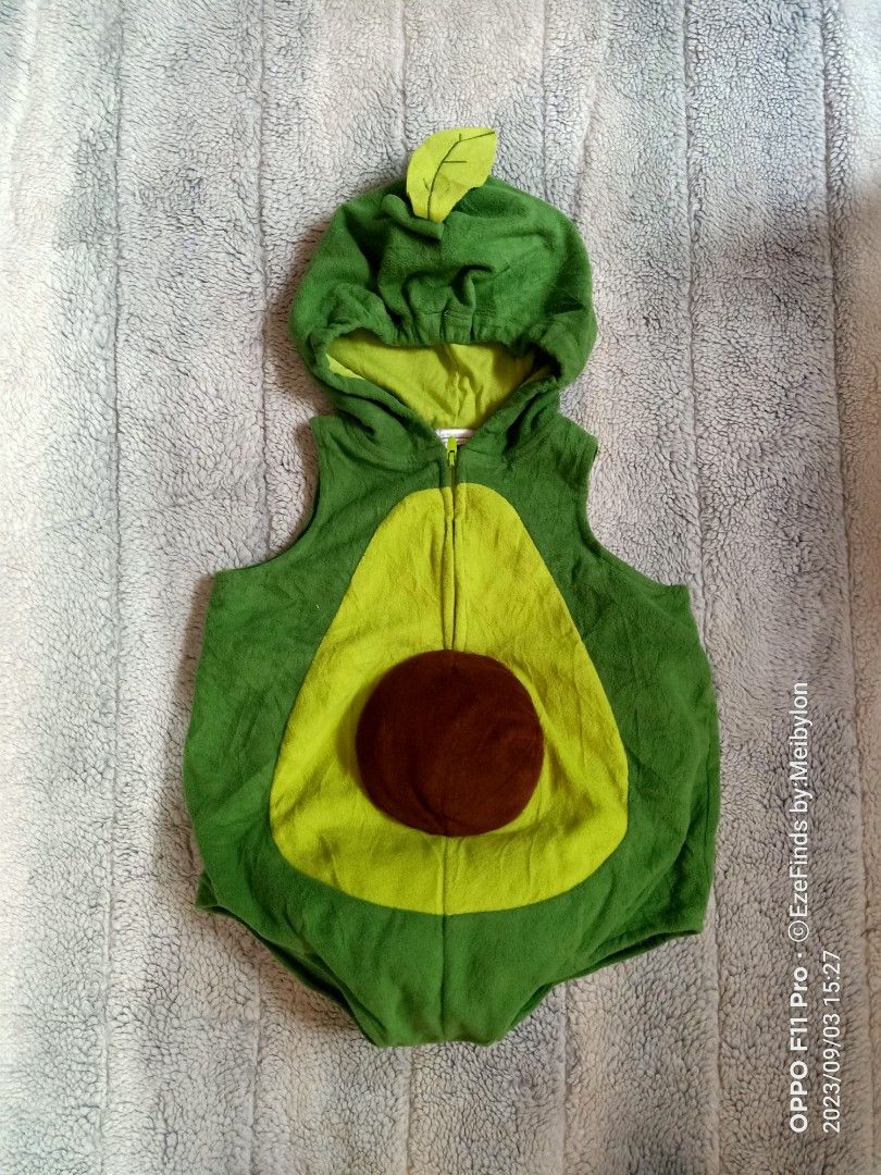 EZEFINDS Carters Avocado Fruit Milestone Costume Unisex