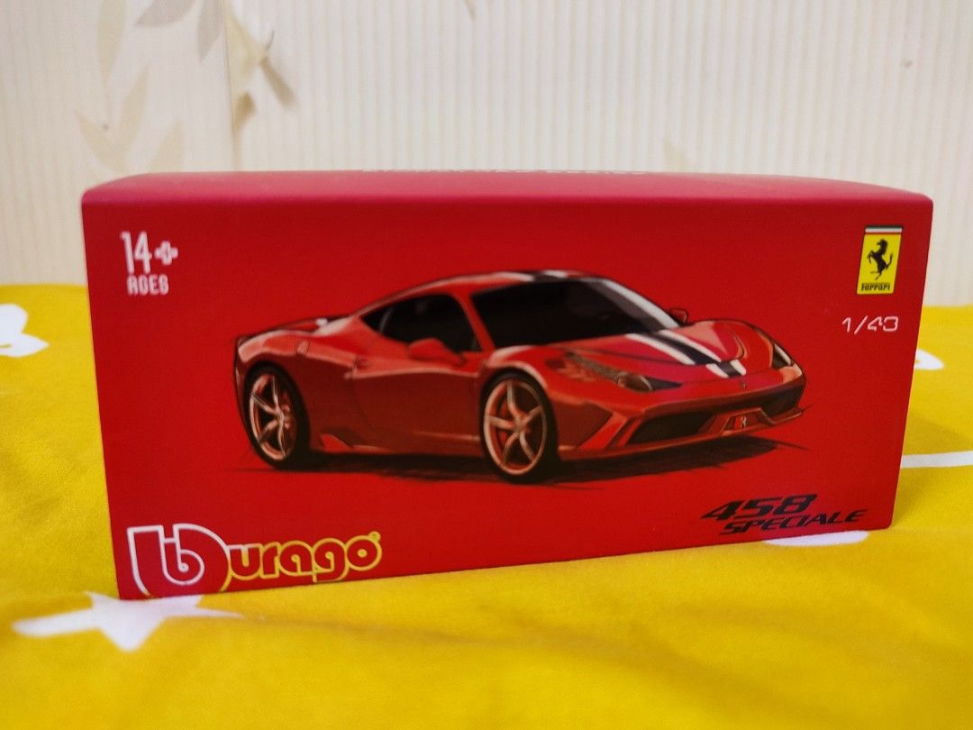 Ferrari Signature Series 1/43 458 SPECIALE diecast car, 興趣及遊戲