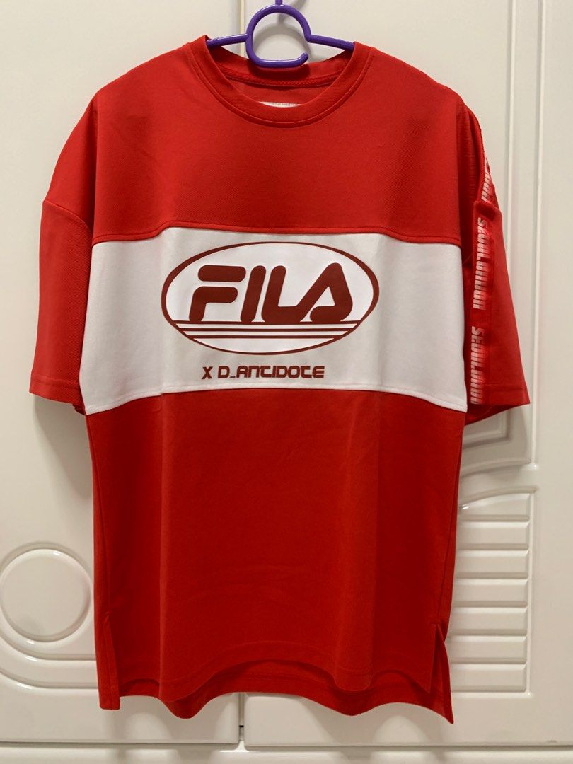 Red fila best sale t shirt