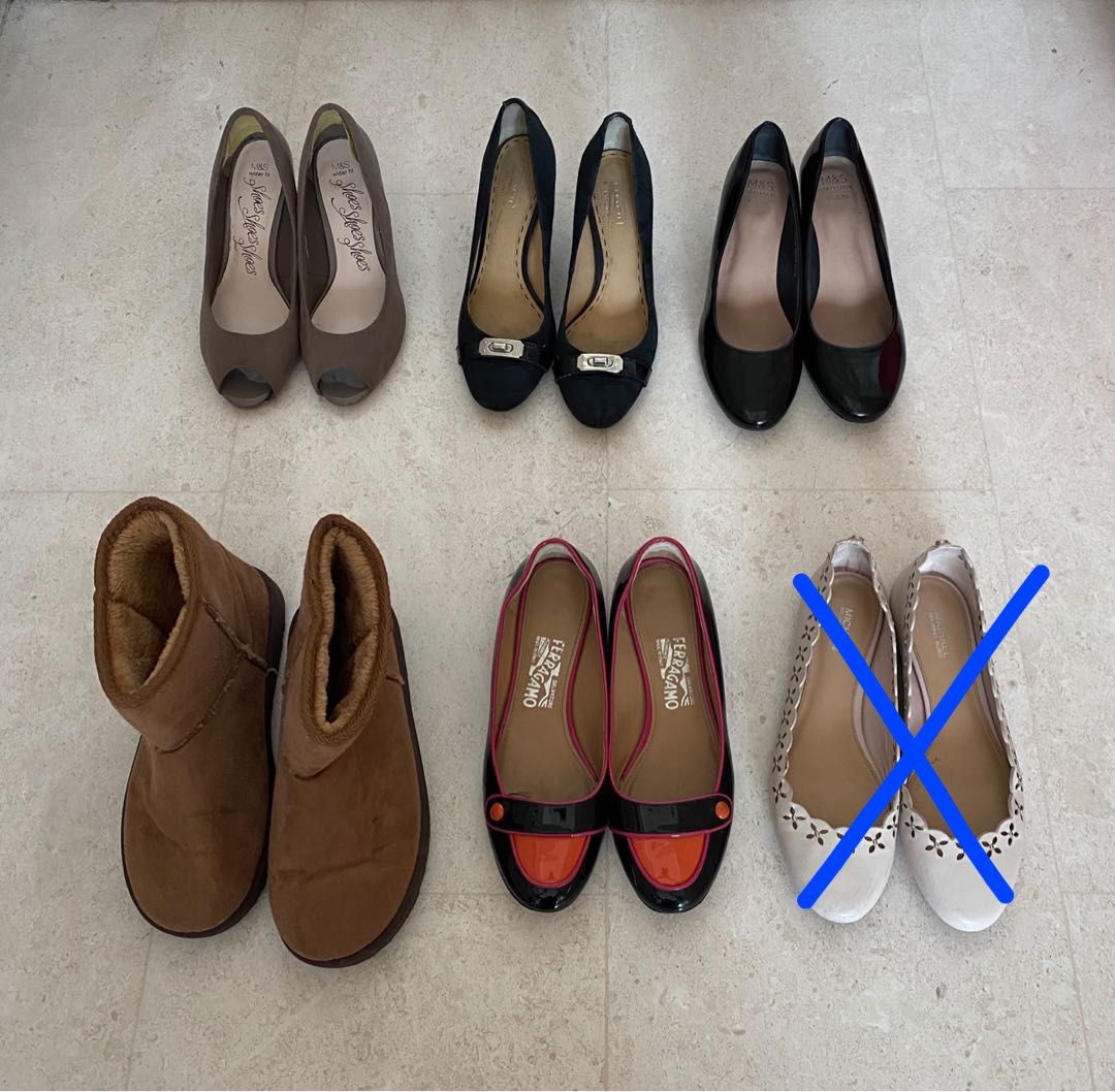 Fire sale Clearance branded shoes Salvatore Ferragamo Marks Spencer Women s Fashion Footwear Flats on Carousell