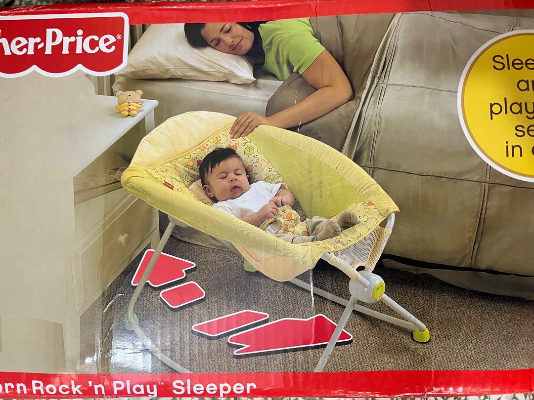 Fisher price sleeper and playtime seat hotsell