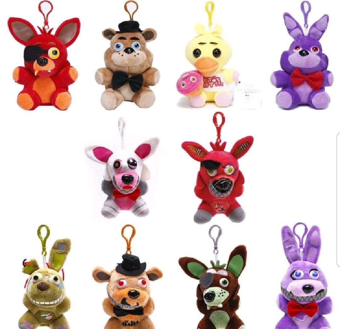 PRETTY】 18-25cm Five Nights At Freddy's 4 FNAF Freddy Fazbear Bear Plush  Toys Doll