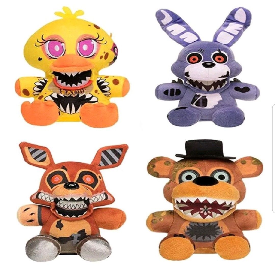 PRETTY】 18-25cm Five Nights At Freddy's 4 FNAF Freddy Fazbear Bear Plush  Toys Doll