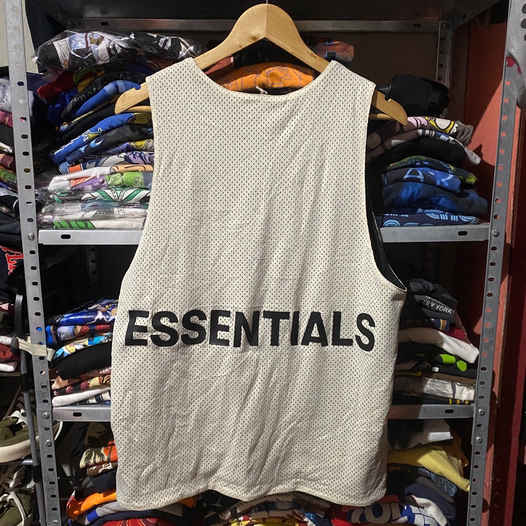 FOG Essentials Reversible Tank Top Mesh, Men's Fashion, Tops