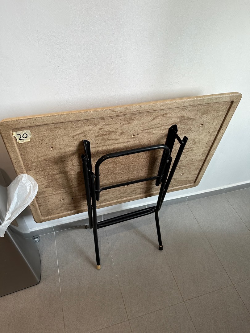 Folding Table Marbueno 90 x 70 x 60 cm