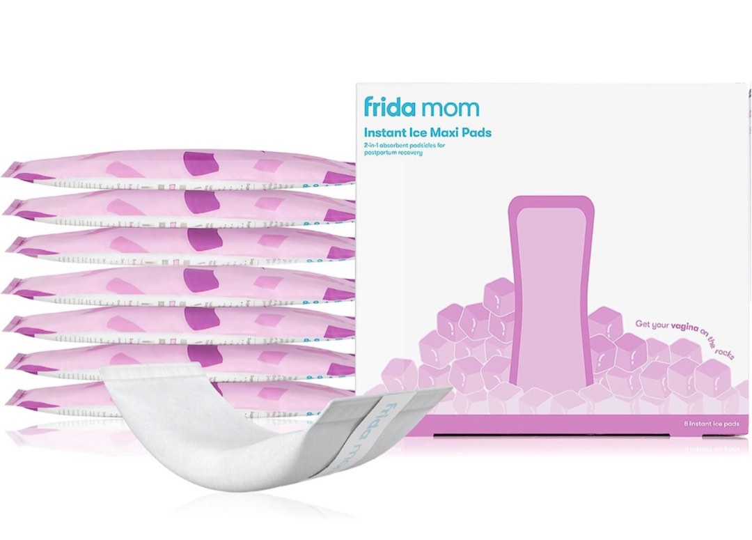 Frida Mom set of Instant Ice maxi pads, Perineal cooling pad