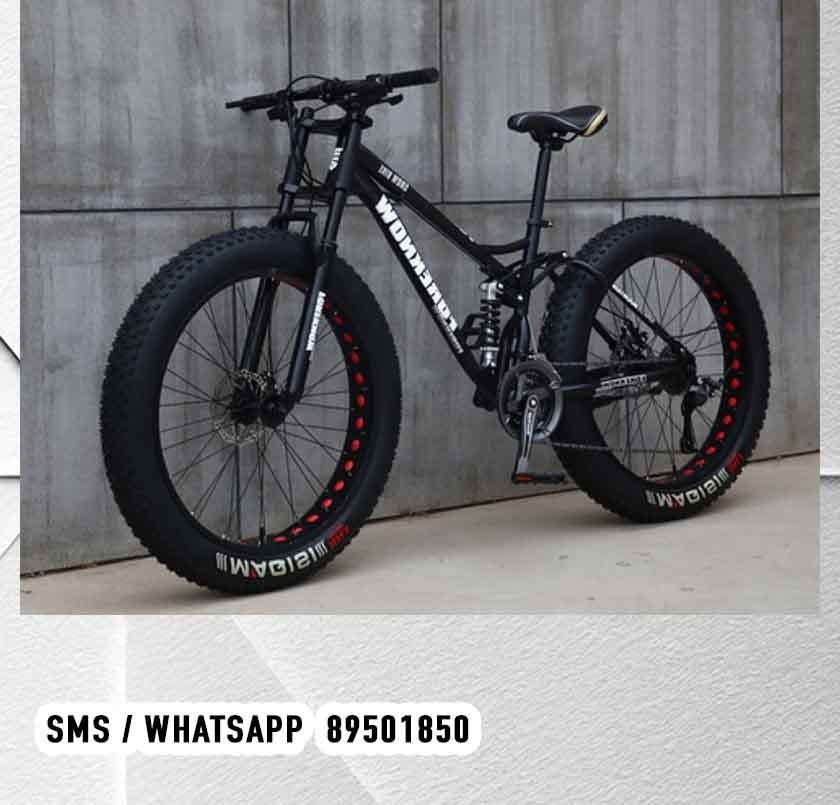 Full suspension 26 Foreknow Shimano Gear Bicycle Mountain Bike Fat rack 29 20 bag 27.5 24