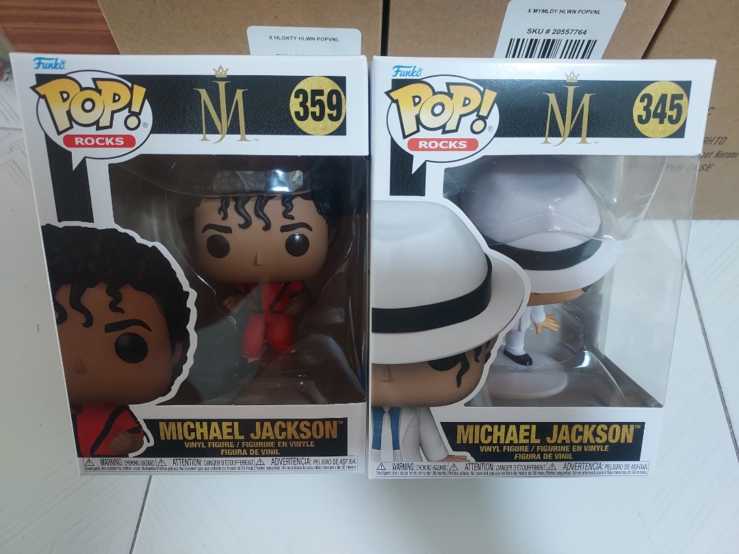 Funko Michael Jackson Bundle of 2, Hobbies & Toys, Toys & Games on Carousell