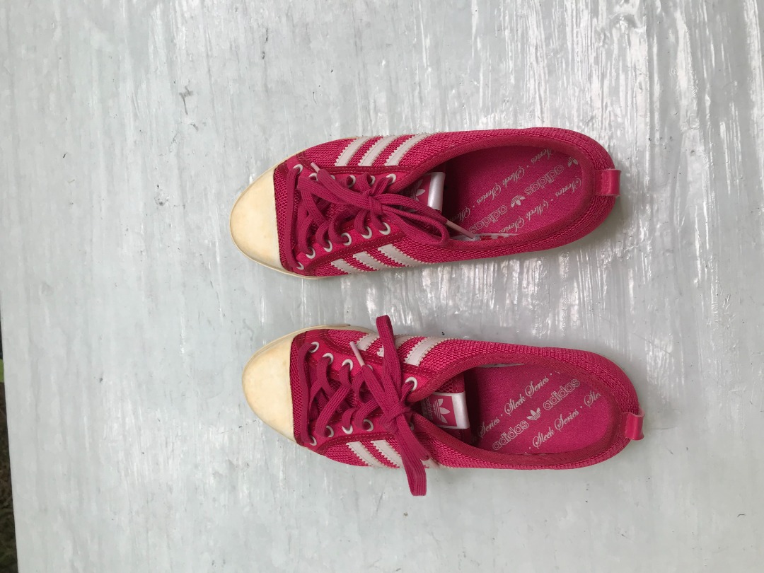 Adidas sleek series red new arrivals