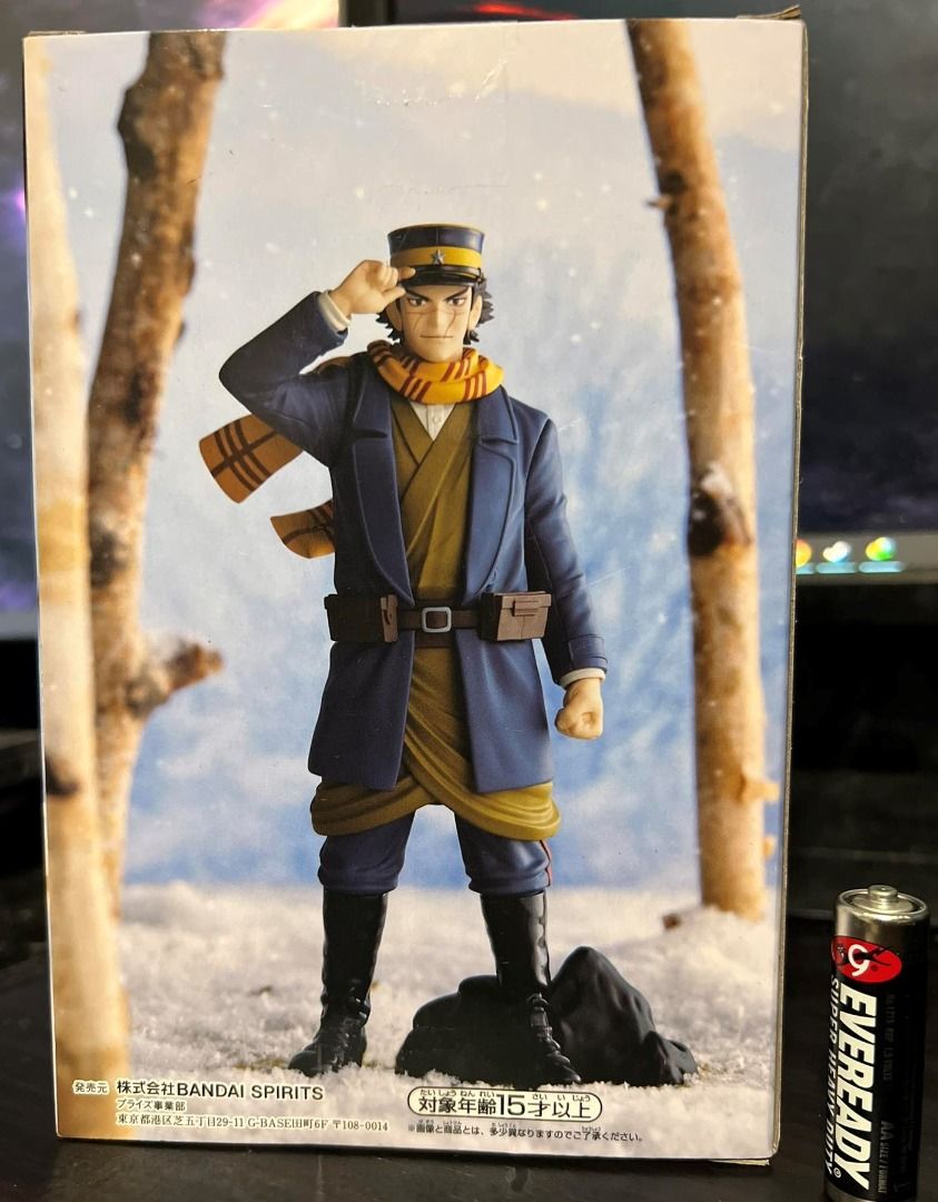 Golden Kamuy Saichi Sugimoto - Banpresto Figure (Category: Figurines & Statues) located in Mandaluyong City. Submitted by pop_spot (Listing ID 1252786726, Image 3). Description: Item: Golden Kamuy Saichi Sugimoto - Banpresto Figure Condition: MIB (Mint in Box) Production/Line: Banpresto Authentic Price: 550 Location: Mandaluyong Mode of Payment: Bank to bank (BPI or BDO), GCash Mode of Shipping/Delivery: Lalamove, Grab, LBC-COP Please PM for any 