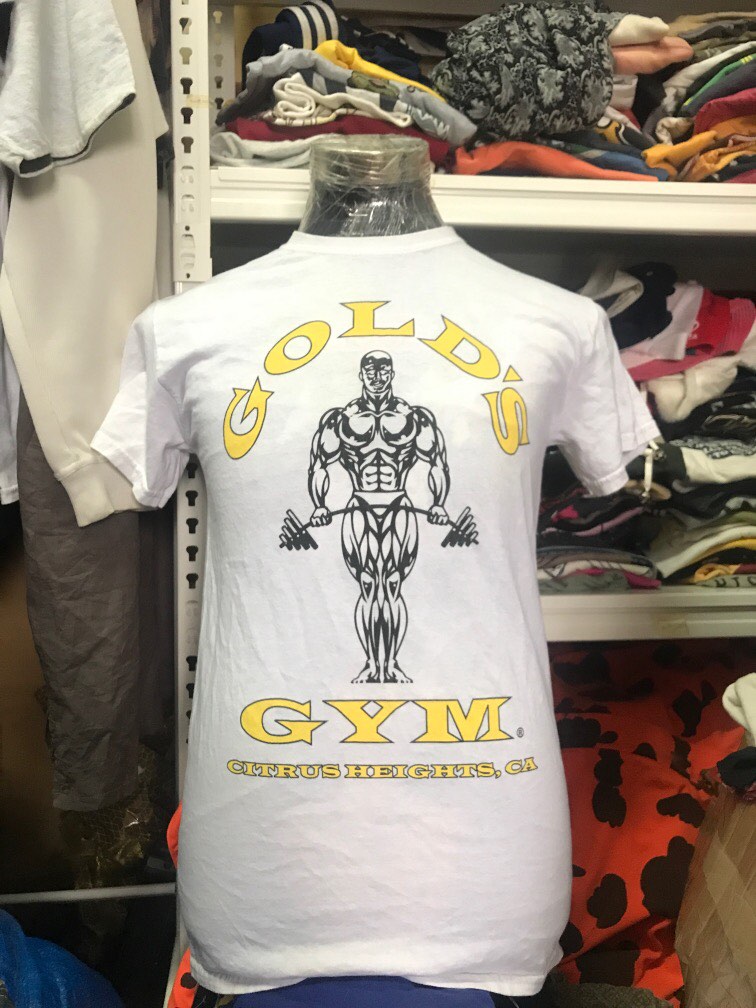 vintage golds gym shirt