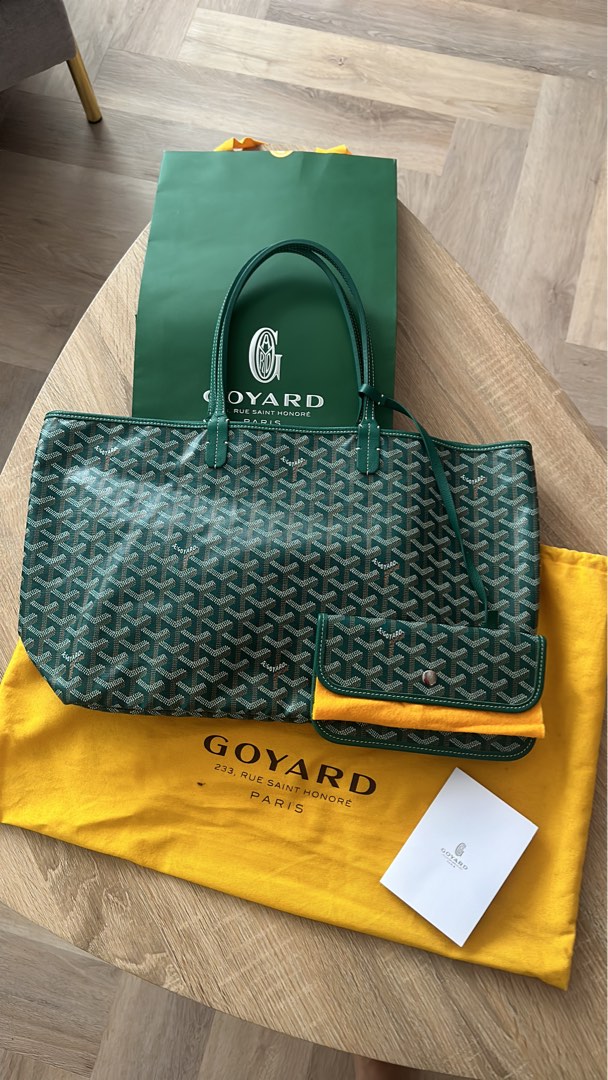 Goyard Green St Louis PM Bag, Luxury, Bags & Wallets on Carousell