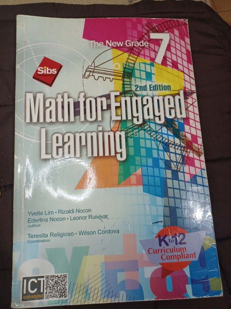 GRADE 7 - Textbook [Math], Hobbies & Toys, Books & Magazines, Textbooks