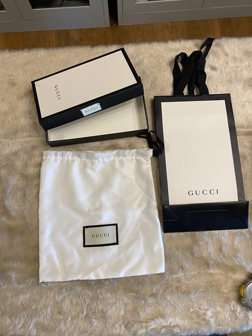 Gucci box and paperbag