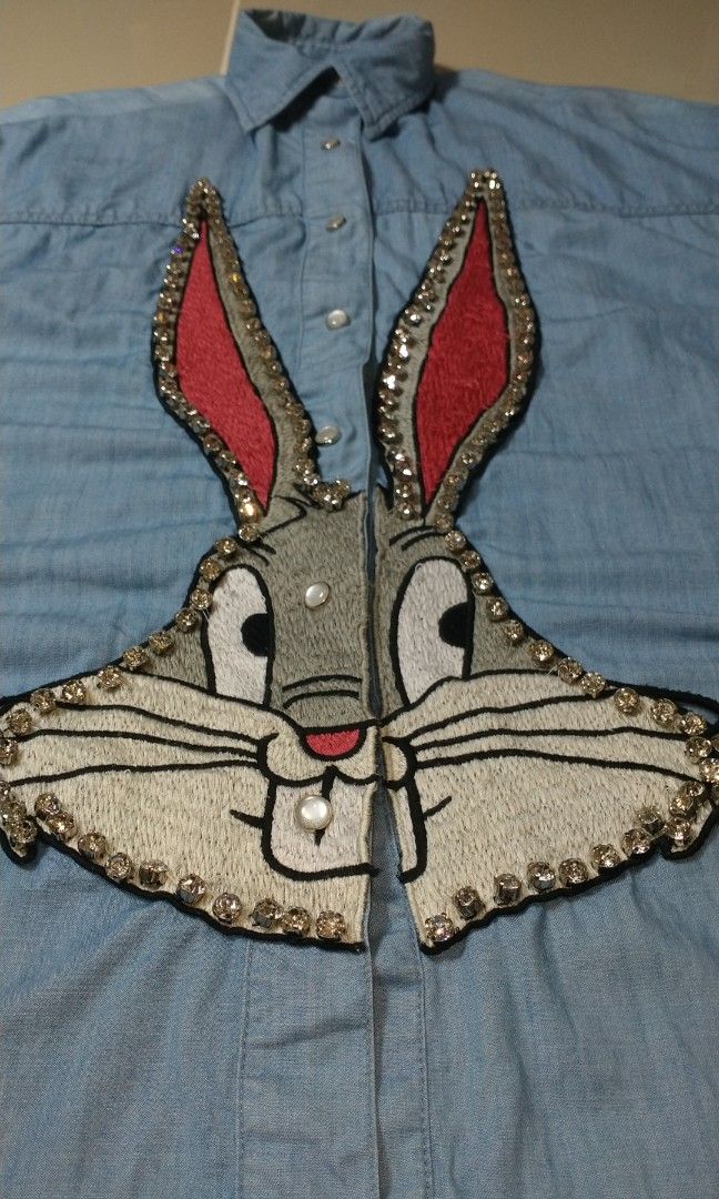 Gucci Bugs Bunny Denim (UNISEX), Women's Fashion, Coats, Jackets 