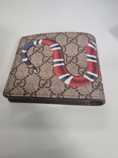 Gucci Kingsnake GG Pattern Bifold wallet