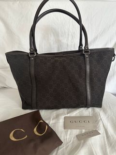 Authentic Gucci Abbey D Ring Tote Bag