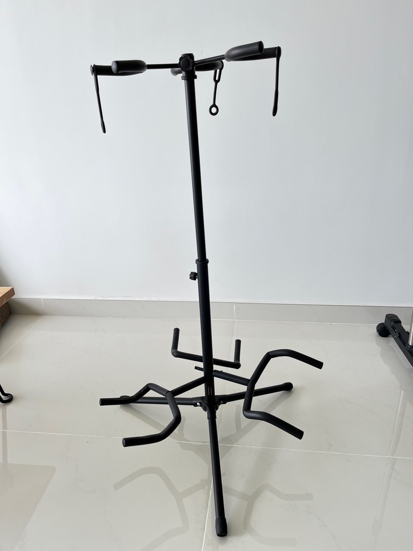 Guitar Stand Triple Adjustable, Hobbies & Toys, Music & Media, Music