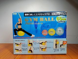 GYM BALL 65CM 80kgs capacity JAPAN SURPLUS