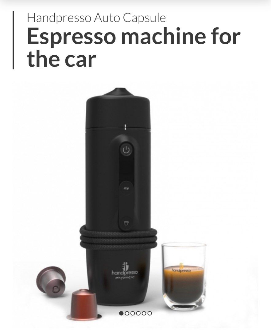 Handpresso Auto Capsule, TV & Home Appliances, Kitchen Appliances, Coffee  Machines & Makers on Carousell