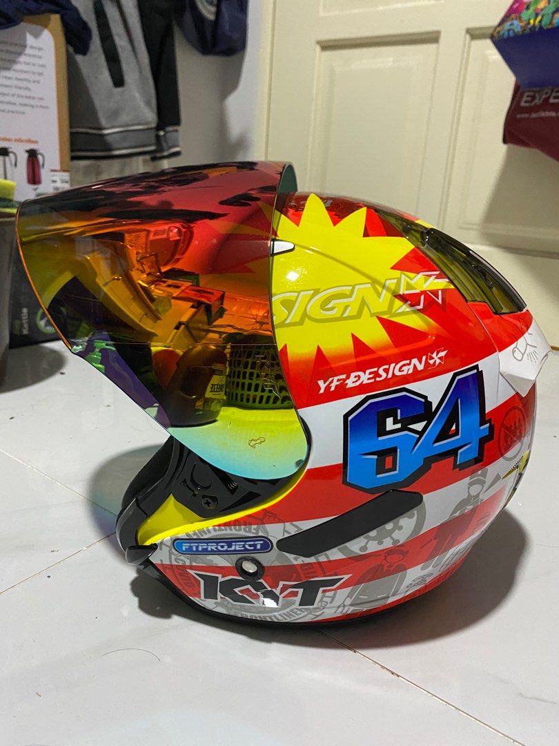 Helmet KYT Merdeka 64 Limited Edition, Motorbikes on Carousell