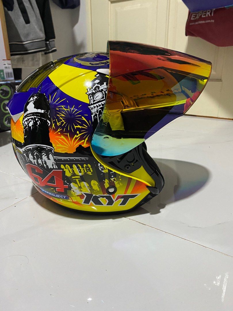 Helmet KYT Merdeka 64 Limited Edition, Motorbikes on Carousell