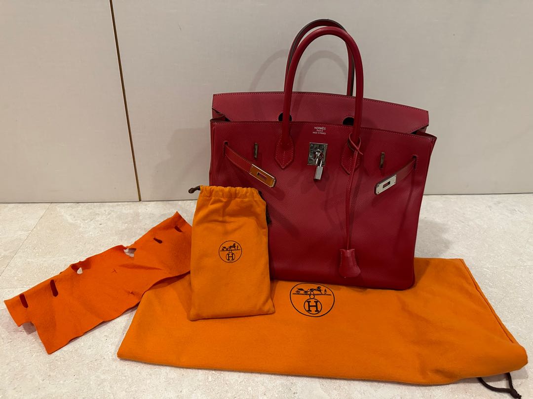 Red birkin 35 new arrivals