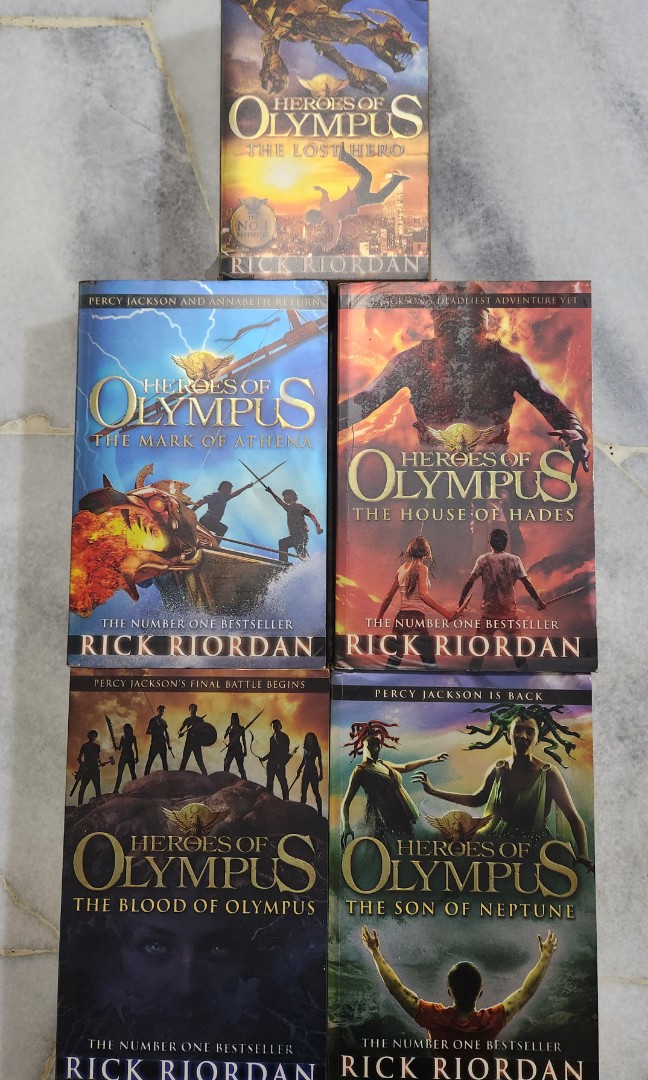 Heroes Of Olympus By Rick Riordan, Hobbies & Toys, Books & Magazines,  Storybooks On Carousell