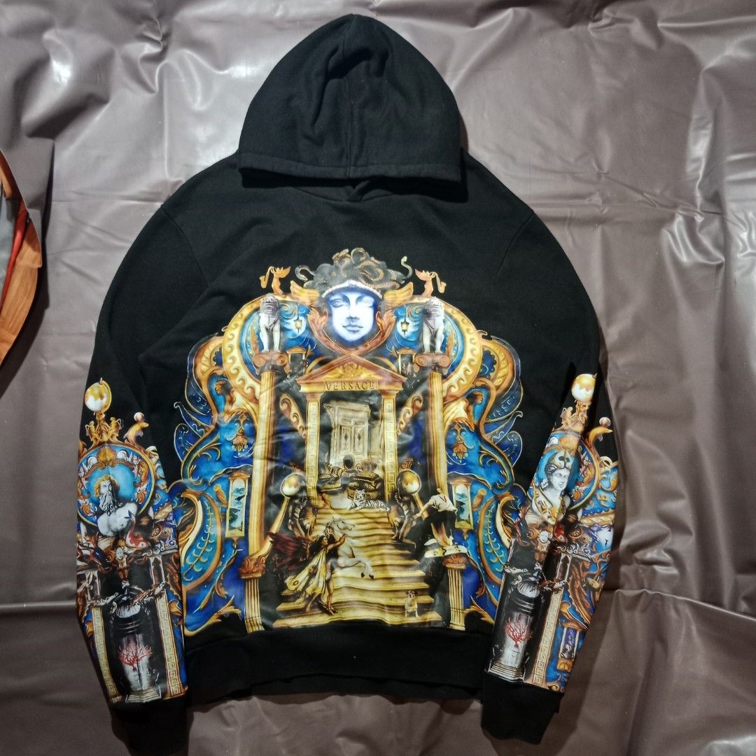 Versace skater top olympus print hoodie