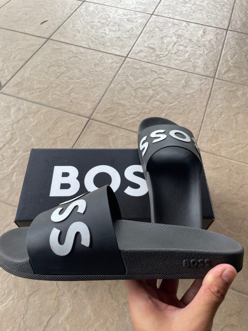 Hugo Boss Slides Men s Fashion Footwear Flipflops and Slides on