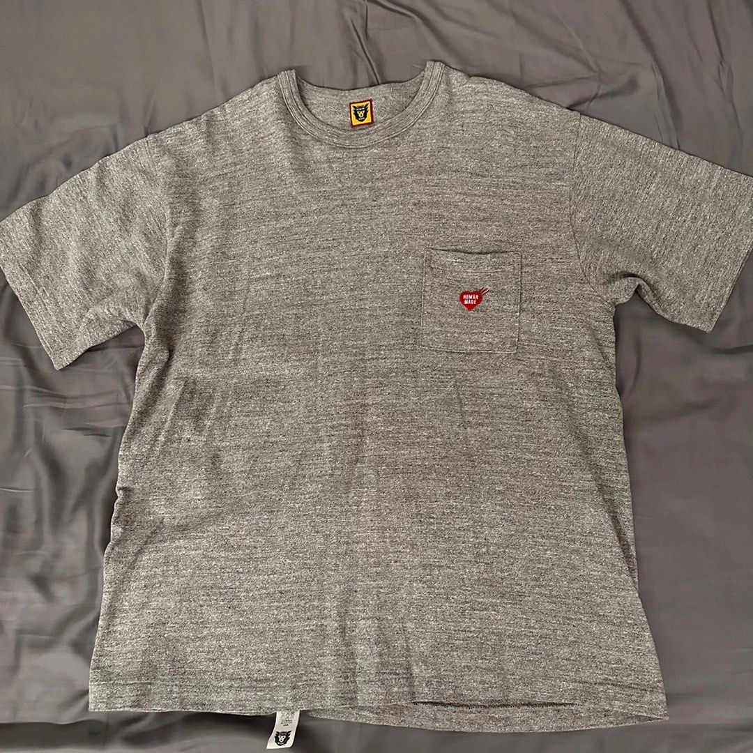 不議價✖️日本購入🇯🇵Human Made Heart Badge T-shirt 口袋短T 小 