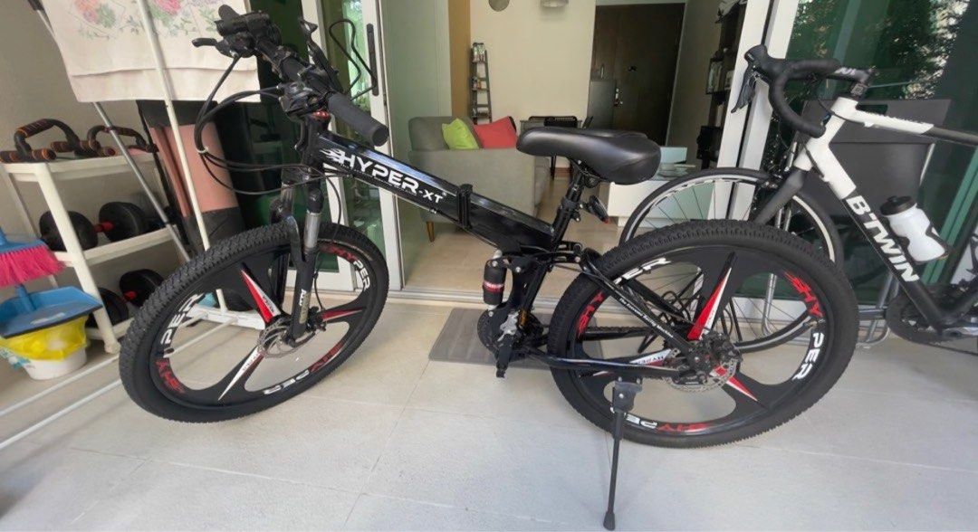 Hyper xt foldable bike cheap